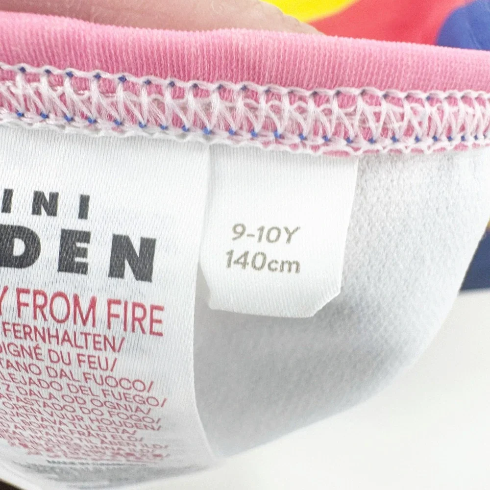 Mini Boden Girls Rainbow Diagonal Stripe One Piece Swimsuit 9-10Y 140cm